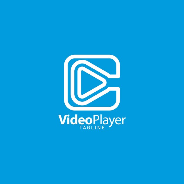 logotipo de identidad multimedia del reproductor de vídeo