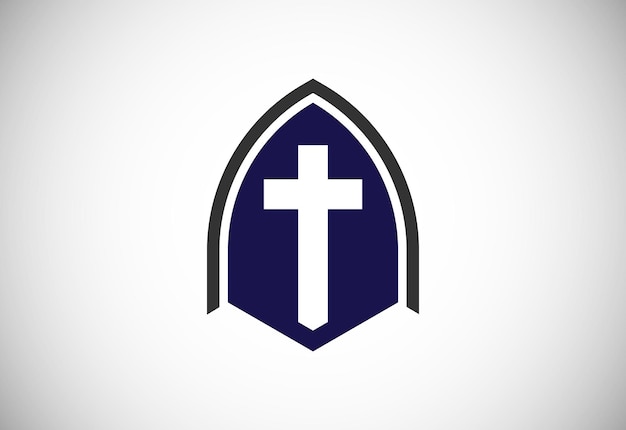 Logotipo de la iglesia Símbolos de signo cristiano La Cruz de Jesús