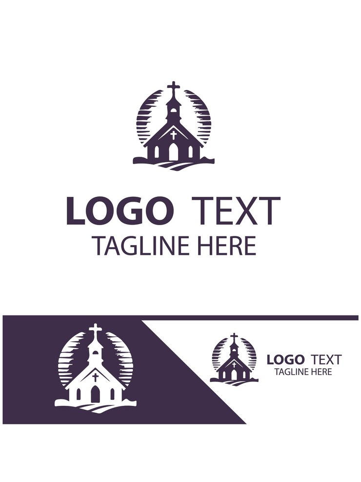 Vector el logotipo de la iglesia