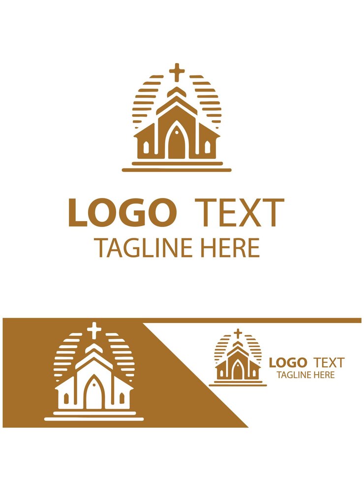 Vector el logotipo de la iglesia