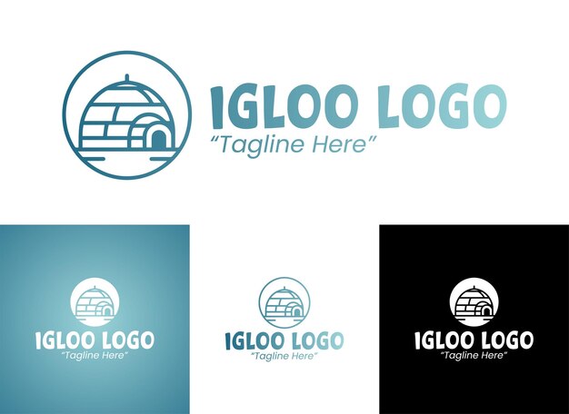 El logotipo del iglú
