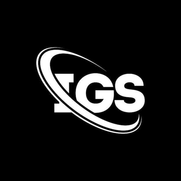 Logotipo IGS IGS letra IGS diseño de letra IGS iniciales IGS logotipo vinculado con círculo y mayúscula monograma logotipo IGS tipografía para negocios tecnológicos y marca inmobiliaria