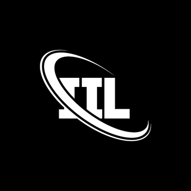 Logotipo IIL Diseño del logotipo de la letra IIL Iniciales Logotipo IIIL vinculado con círculo y monograma en mayúsculas Logotipo IVL tipografía para negocios tecnológicos y marca inmobiliaria