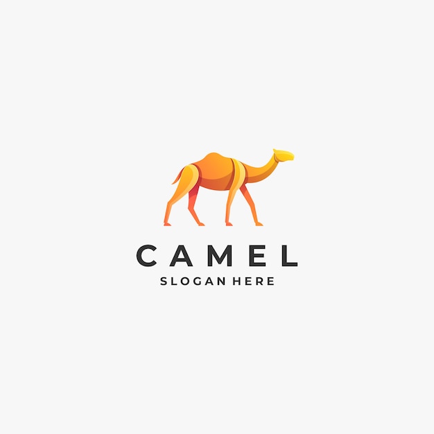 Logotipo ilustración camello