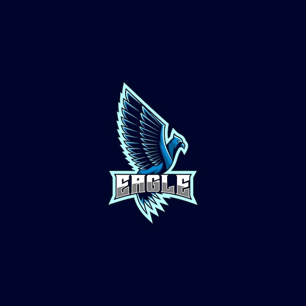 Logotipo Ilustración Eagle Gaming