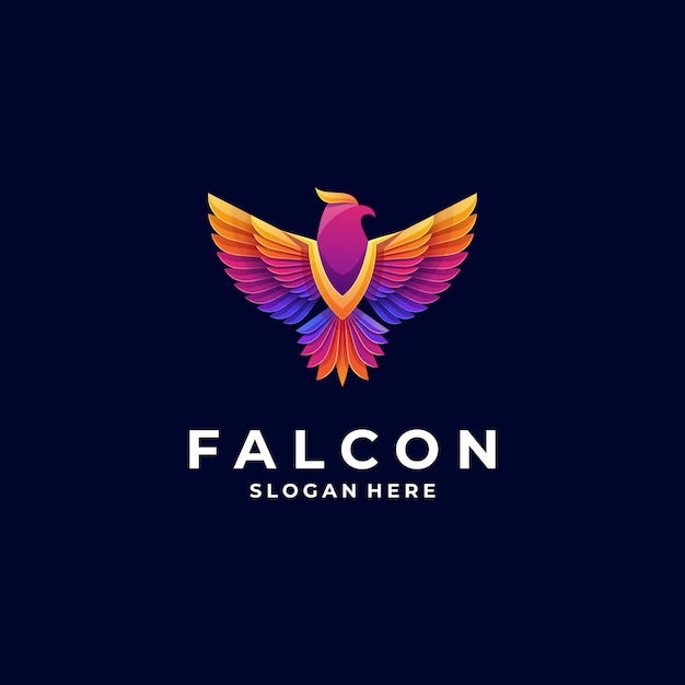 Logotipo ilustración falcon