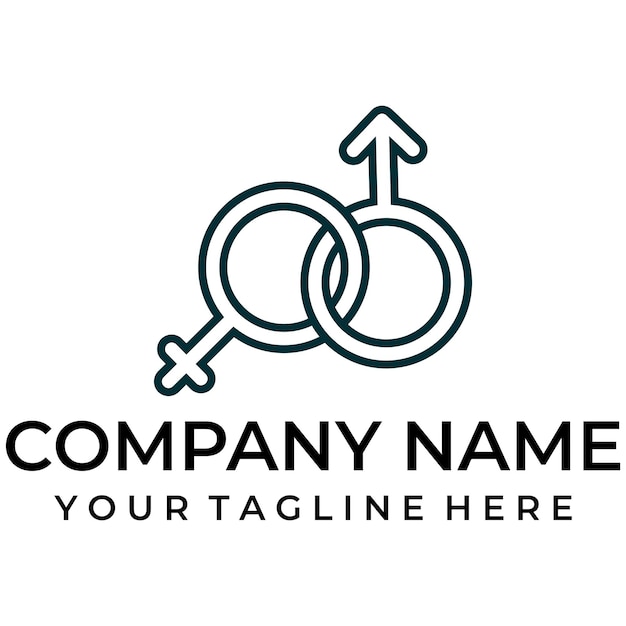logotipo de ilustración de género