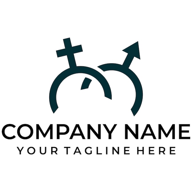 logotipo de ilustración de género