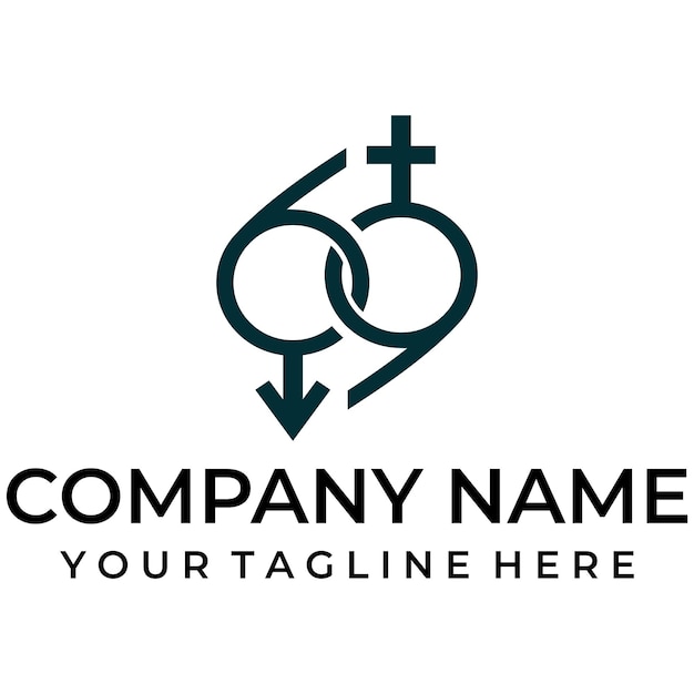 logotipo de ilustración de género
