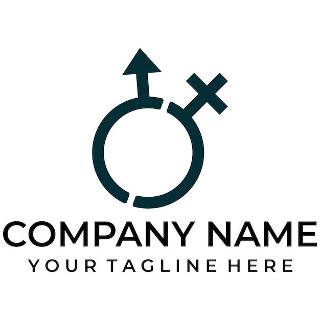 logotipo de ilustración de género