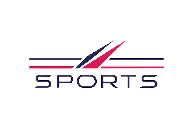 Un logotipo para la ilustración de obras de arte vectorial de la marca deportiva