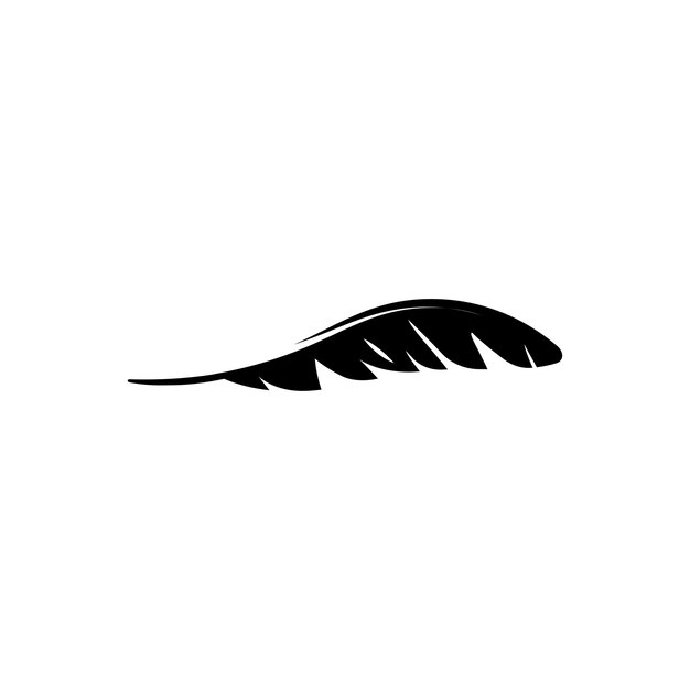 Vector logotipo de ilustración de plumas