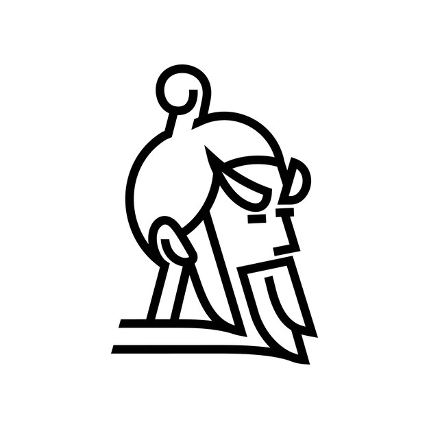 Logotipo de la ilustración de Sensei
