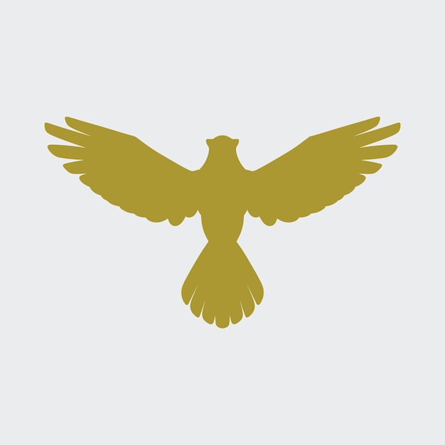 Logotipo de ilustración vectorial de águila