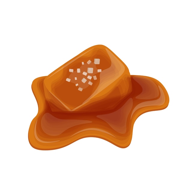 Logotipo de ilustración vectorial Clip art Salsa de caramelo Caramelo de mantequilla y caramelo