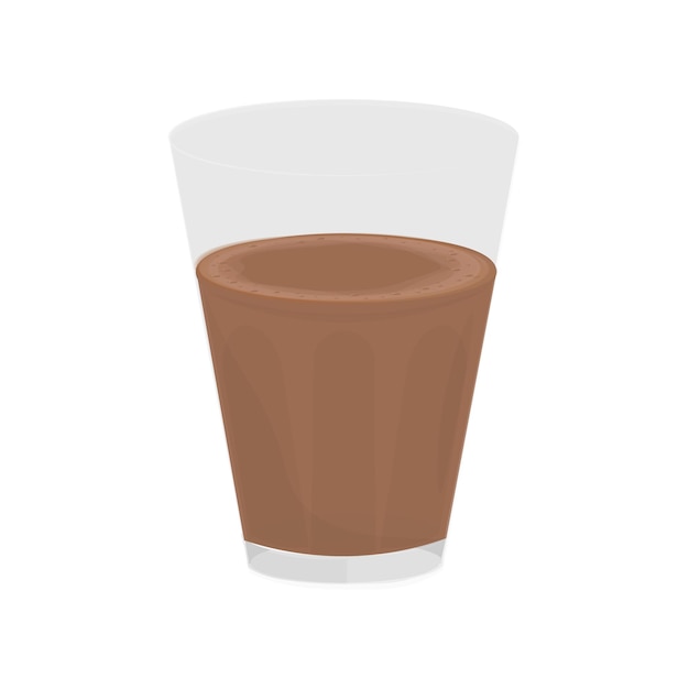 Vector el logotipo de la ilustración vectorial está listo para beber el karak milk chai o el té chai