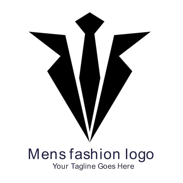 Vector logotipo de ilustrador para una tienda de ropa de moda masculina