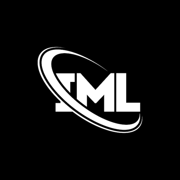 El logotipo IML, la letra IML, el diseño del logotipo de la carta IML, las iniciales IML, vinculado con un círculo y un monograma en mayúsculas.