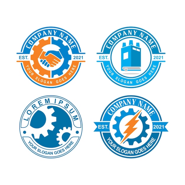 logotipo de la industria del logotipo de gas y petróleo