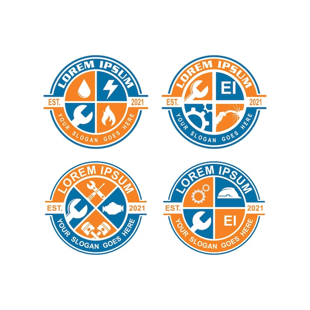 logotipo de la industria del logotipo de gas y petróleo