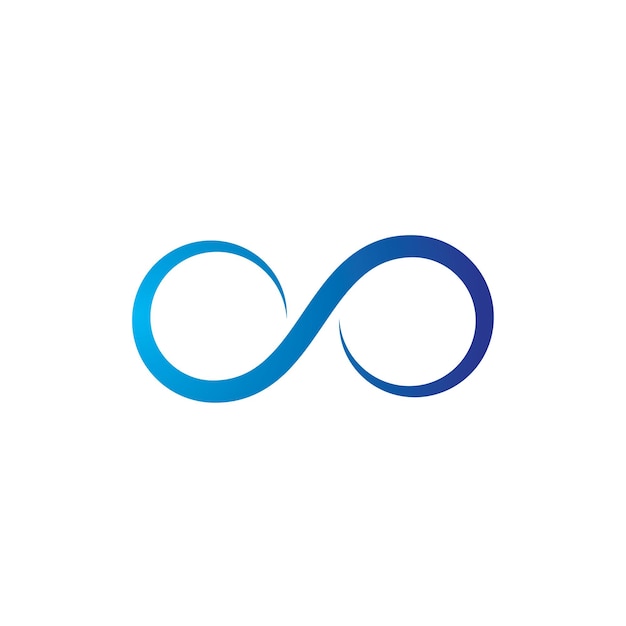 Logotipo infinito Diseño de plantilla vectorial