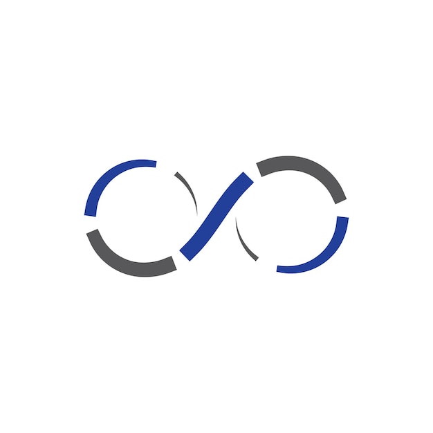 Logotipo infinito Diseño de plantilla vectorial