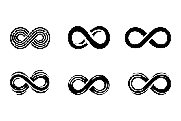 El logotipo de Infinity es una ilustración vectorial.