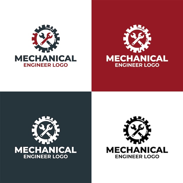 Logotipo del ingeniero mecánico