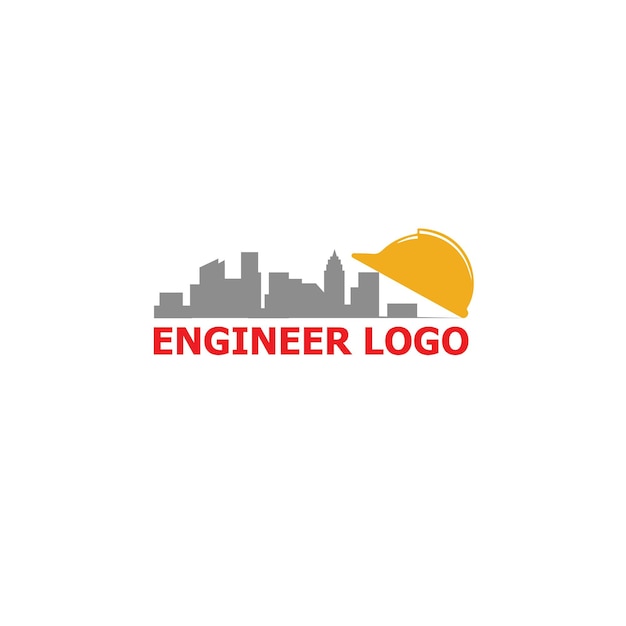 Vector logotipo del ingeniero