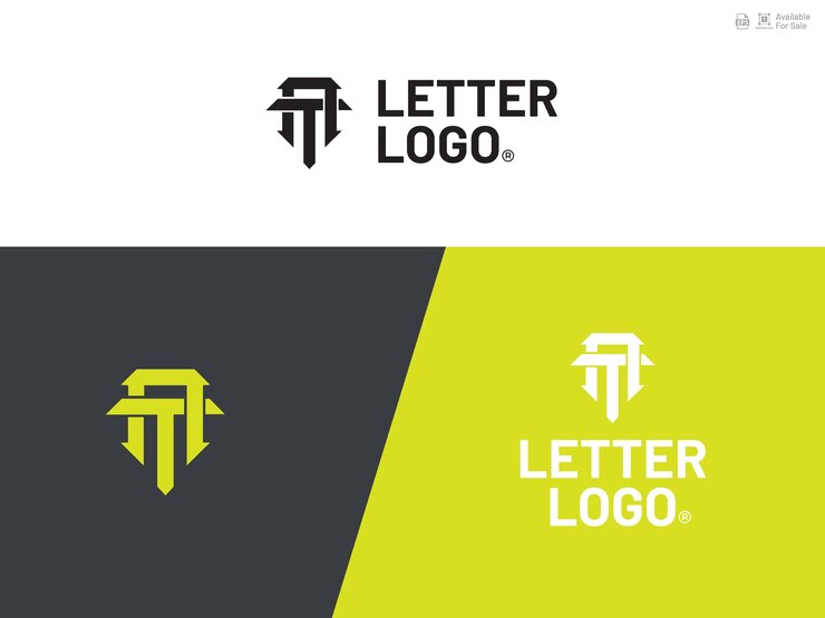 Vector logotipo inicial creativo de ut
