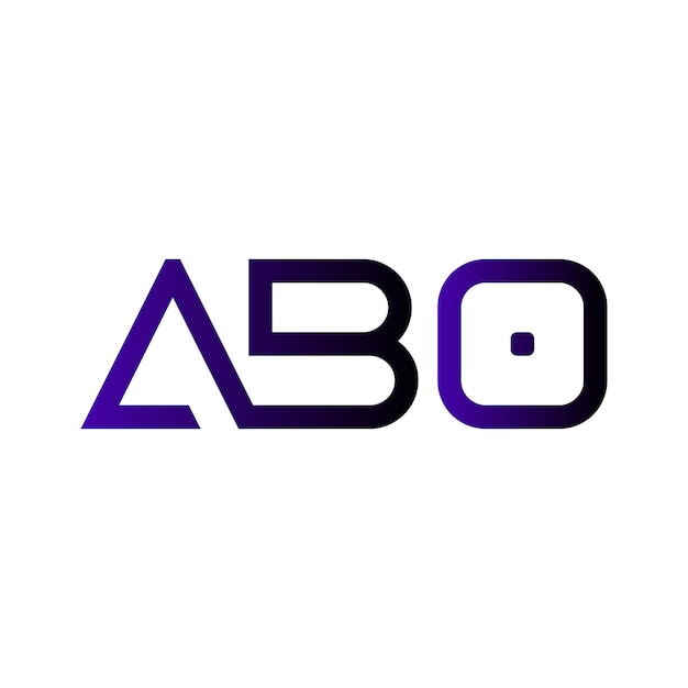 El logotipo inicial es un monograma con un gradiente, una marca de letra minimalista moderna y un diseño vectorial de identidad empresarial.