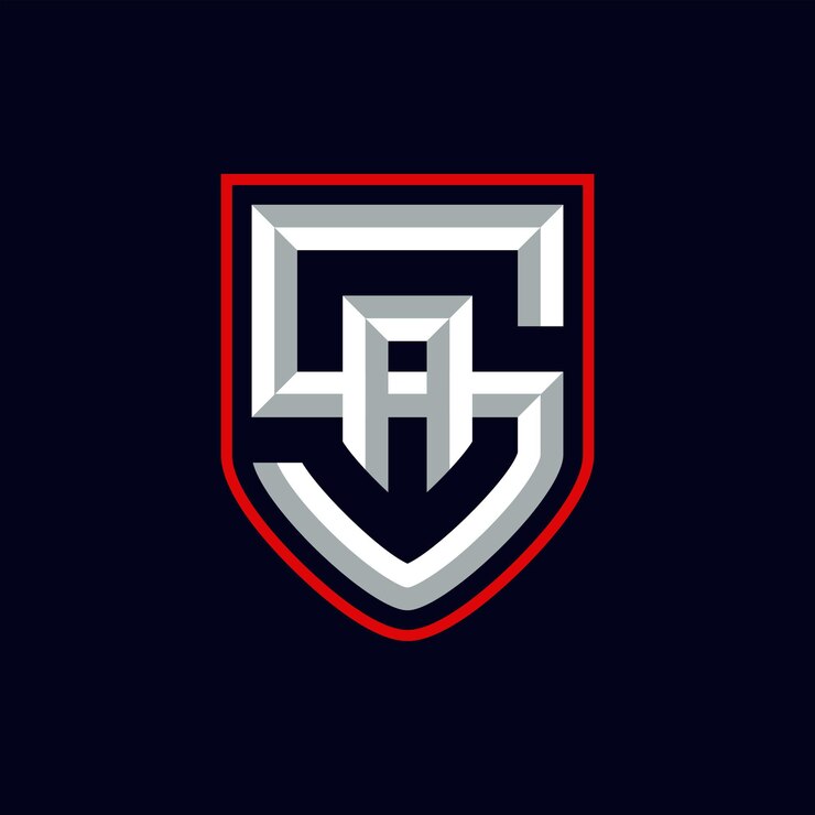 Vector logotipo inicial de esports de sa