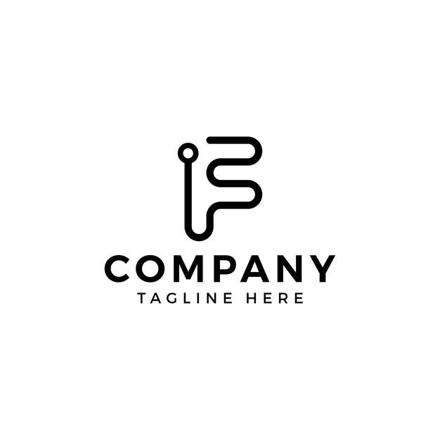 el logotipo inicial f