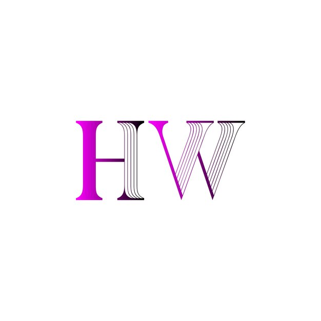 El logotipo inicial de hw