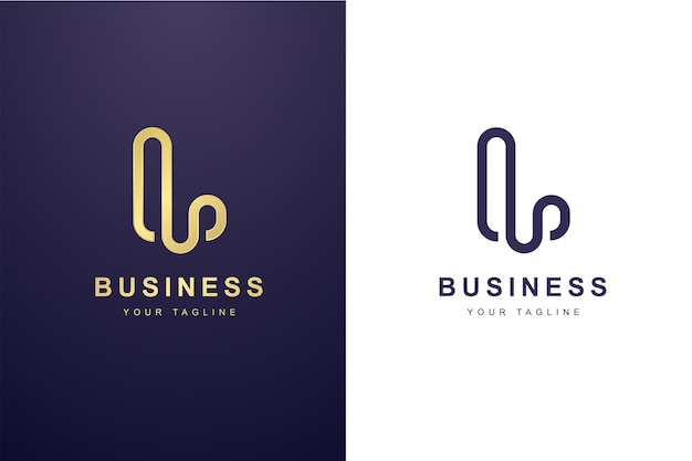 Vector logotipo inicial de la letra l para empresas o empresas de medios.