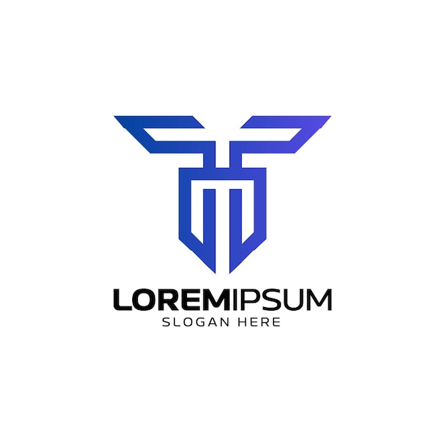 Logotipo inicial de la letra T