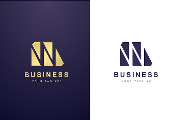 Logotipo inicial de la letra W para empresas o empresas de medios.