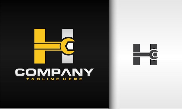 logotipo inicial de llave H