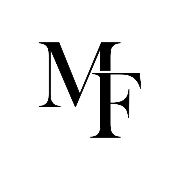 El logotipo inicial de Luxury MF para la empresa