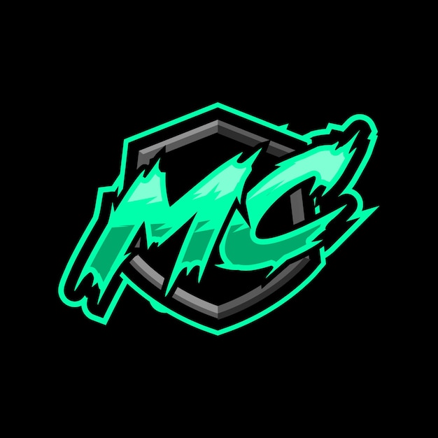 Logotipo inicial de mc gaming