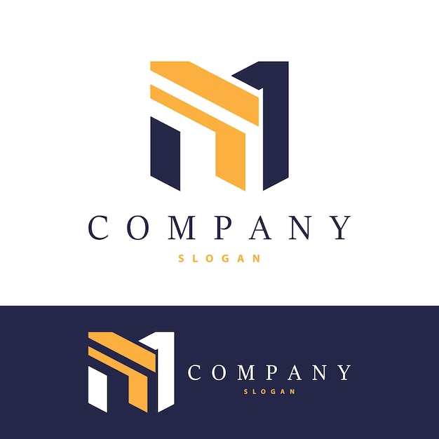 Logotipo inicial mínimo de la letra MS Logotipo SM Plantilla vectorial moderna y de lujo