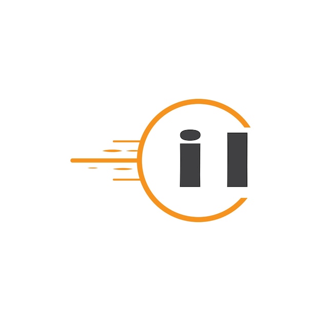 el logotipo inicial del monograma con diseño de estilo círculo