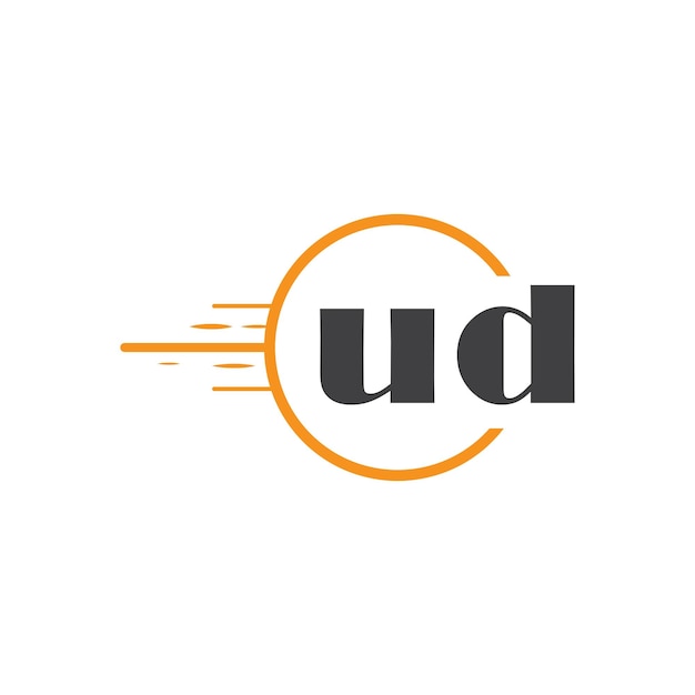 el logotipo inicial del monograma con un diseño de estilo círculo