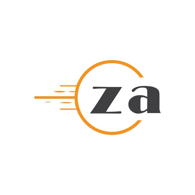 logotipo inicial del monograma con diseño de estilo círculo
