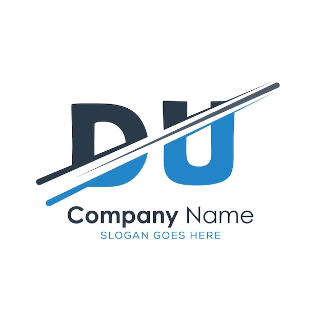 logotipo inicial del monograma con diseño de estilo de letra