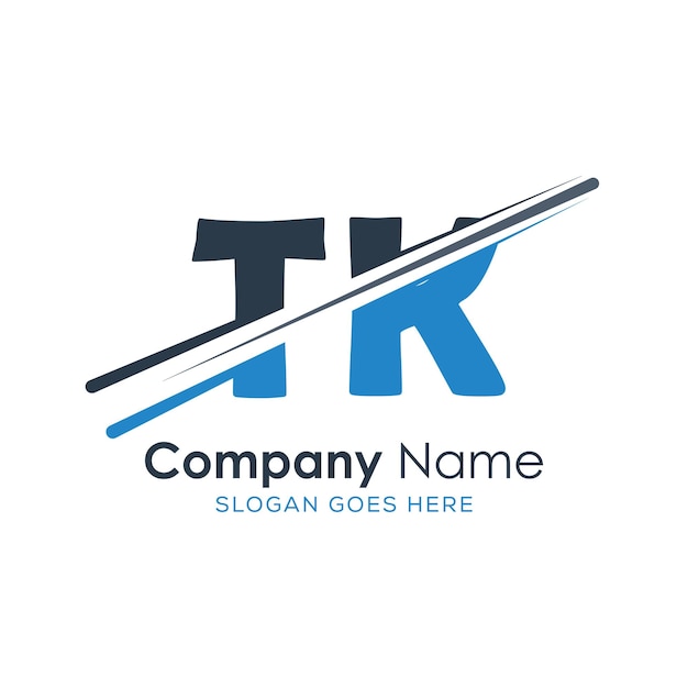 logotipo inicial del monograma con diseño de estilo de letra