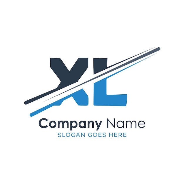 logotipo inicial del monograma con diseño de estilo de letra