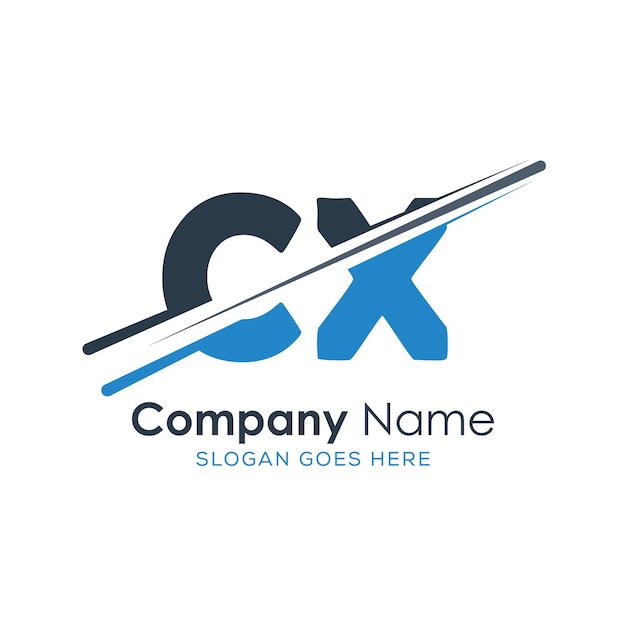 logotipo inicial del monograma con diseño de estilo de letra