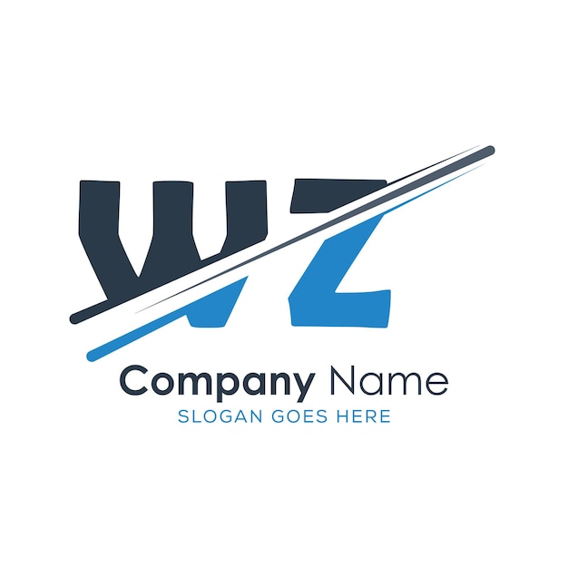 logotipo inicial del monograma con diseño de estilo de letra