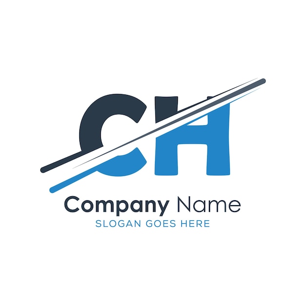 logotipo inicial del monograma con diseño de estilo de letra